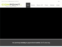 Tablet Screenshot of compoint.be